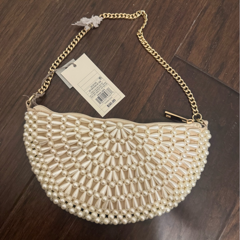 Pearl and Gold Clutch